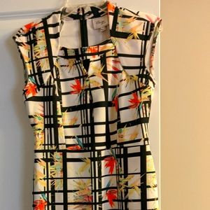 Gorgeous Cream and black stripe dress